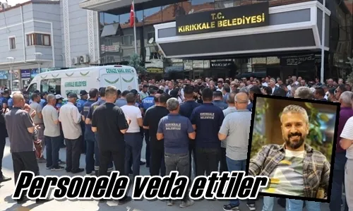 Personele veda ettiler