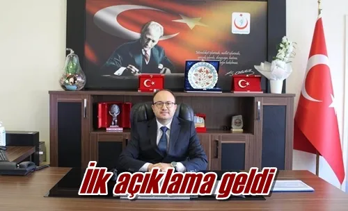 İlk açıklama geldi