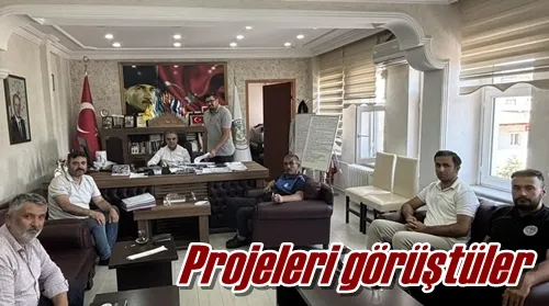 Projeleri görüştüler