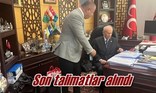 Son talimatlar alındı