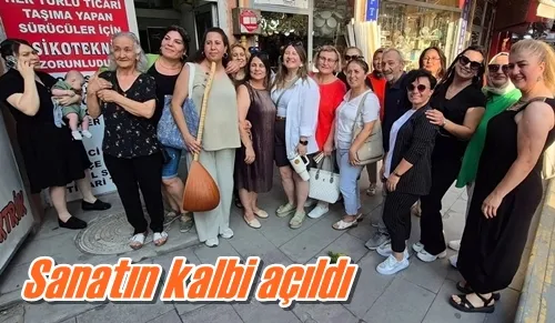 Sanatın kalbi açıldı