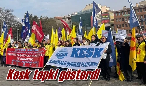 Kesk tepki gösterdi