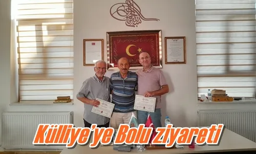 Külliye’ye Bolu ziyareti