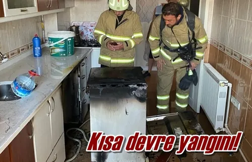 Kısa devre yangını!