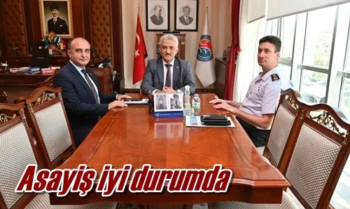 Asayiş iyi durumda