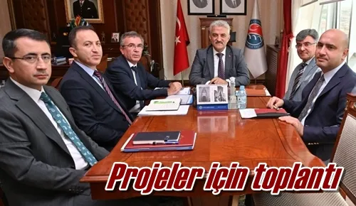 Projeler için toplantı