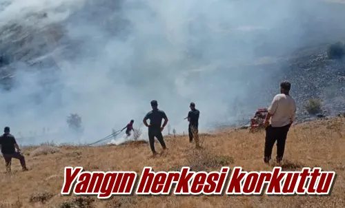 Yangın herkesi korkuttu