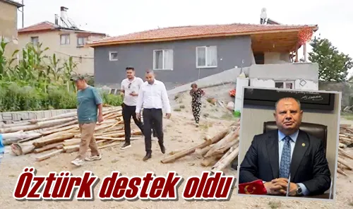 Öztürk destek oldu