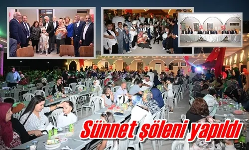 Sünnet şöleni yapıldı