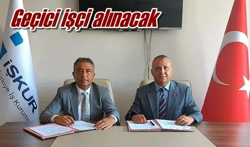 Geçici işçi alınacak