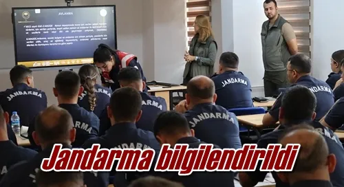 Jandarma bilgilendirildi