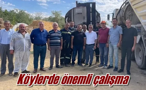 Köylerde önemli çalışma