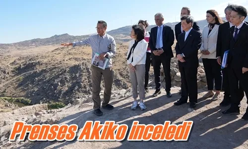 Prenses Akiko inceledi