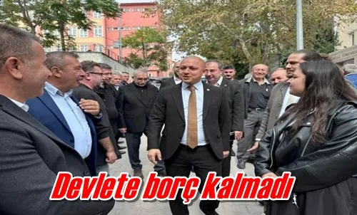 Devlete borç kalmadı
