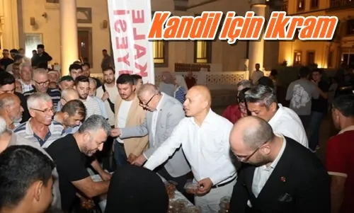 Kandil için ikram