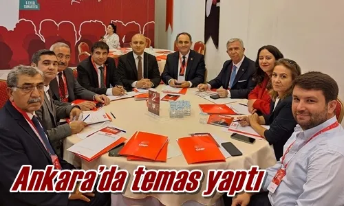 Ankara’da temas yaptı