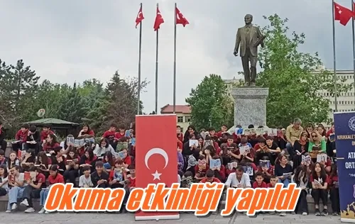 Okuma etkinliği yapıldı