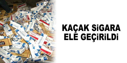 850 Paket Sigara Ele Geçirildi