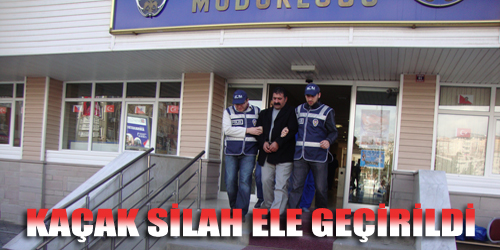 KAÇAK SİLAH ELE GEÇİRİLDİ
