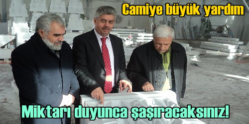 Camiye 5 Milyonluk Katkı
