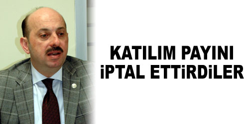 Sağlıkta Katılım Payı İptal
