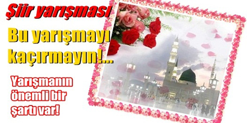  KUTLU DOĞUM HAFTASINDA ŞİİR YARIŞMASI YAPILIYOR 