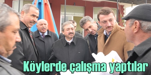 AK Partililerden köylere çıkartma