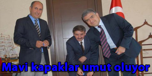 Mavi kapaklar umut oluyor