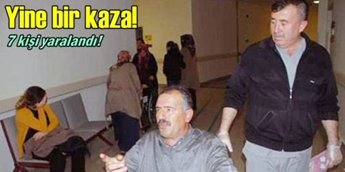 Kırıkkale`de trafik kazası: 7 yaralı