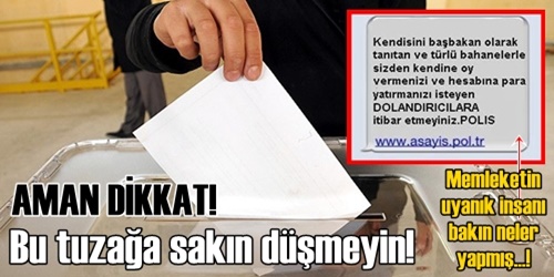 Buna dikkat edin!