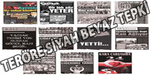 Teröre Siyah-beyazlı Tepki