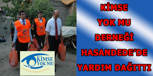 Yardım Dağıttılar