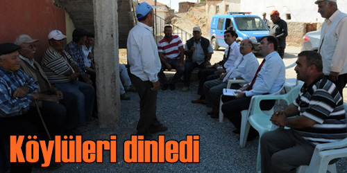 Köylüler Sorun Ve Taleplerini İletti
