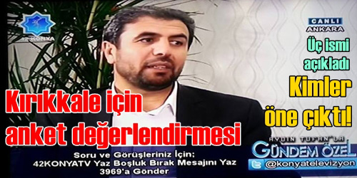 İşte Kırıkkale Anketi!