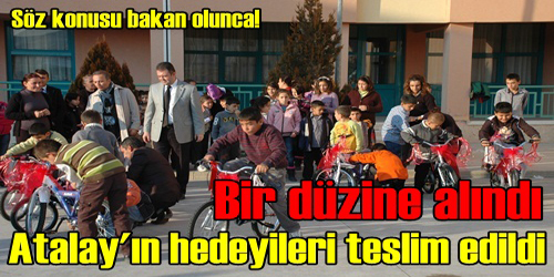 BİSİKLET İSTEDİLER VE ALDILAR
