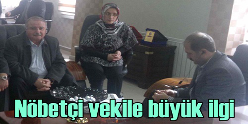 Kırıkkale`de Nöbetçi Vekile Yoğun İlgi