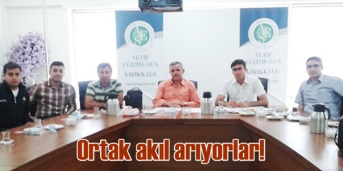 Akıl toplantıları yapıyorlar!