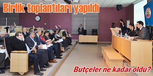 Meclis toplantıları yapıldı
