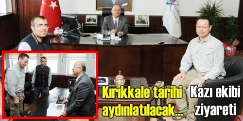 Kazı heyetinden ziyaret