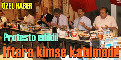 PROTESTO EDİLDİ!