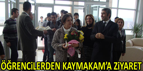 Kaymakama Öğrencilerden Ziyaret