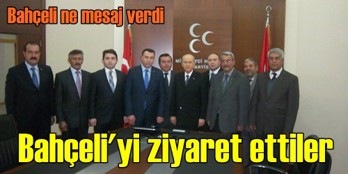 Bahçeli ile görüştüler