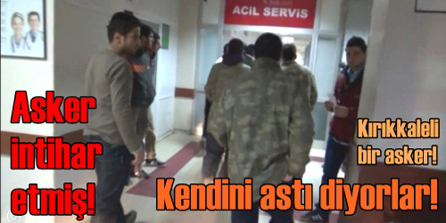 Birliğinde Kendini Astı!