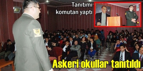 Askeri okullar tanıtıldı