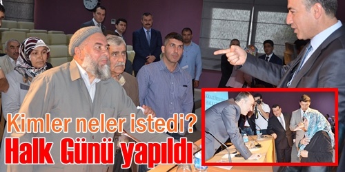 Saygılı yine halkı dinledi