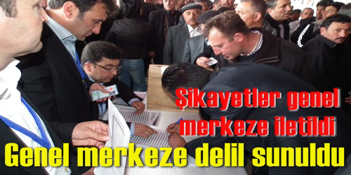 Teşkilat Şikayet Edildi