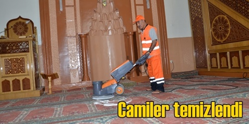 Camilere ramazan temizliği