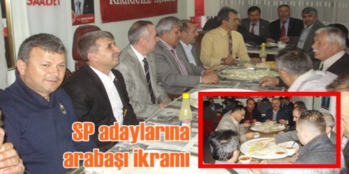 Adayların Arabaşı buluşması