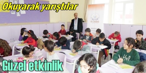 Kırıkkale`de kitap okuma yarışı