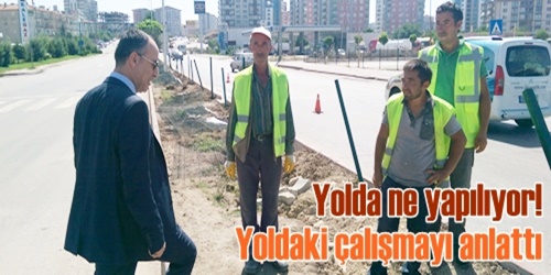 Samsun yoluna müdahale